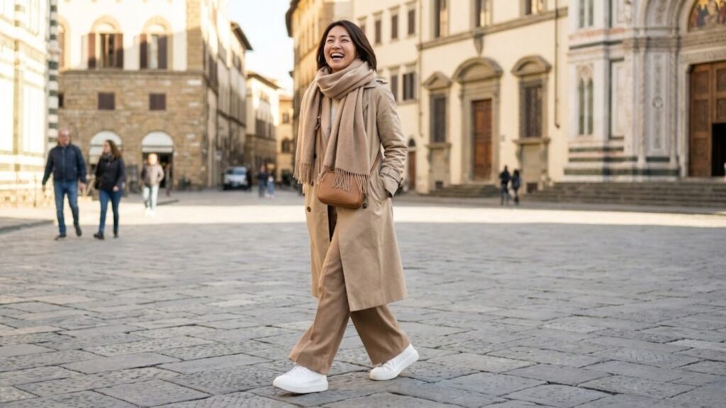 ヨーロッパ旅行の服装【女性編】石畳に勝つ靴とスリ対策の正解コーデ