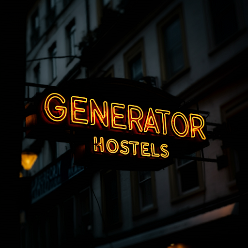 Generator Hostelsをイメージするイラスト