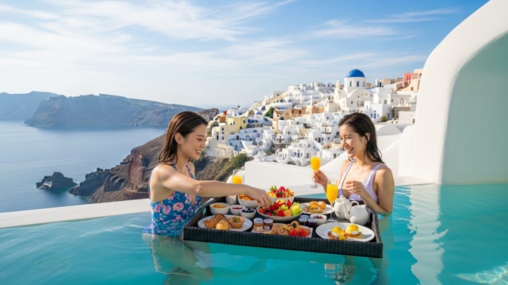 泊まるべきサントリーニ島洞窟ホテルと最高の滞在術