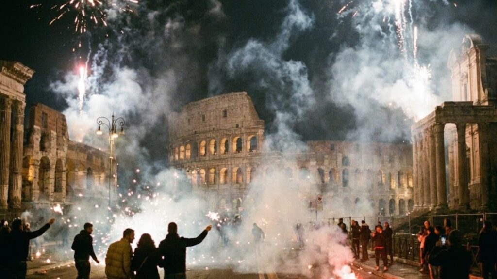 【ローマ】大晦日は「爆竹」の雨。元旦は「教皇」の祝福