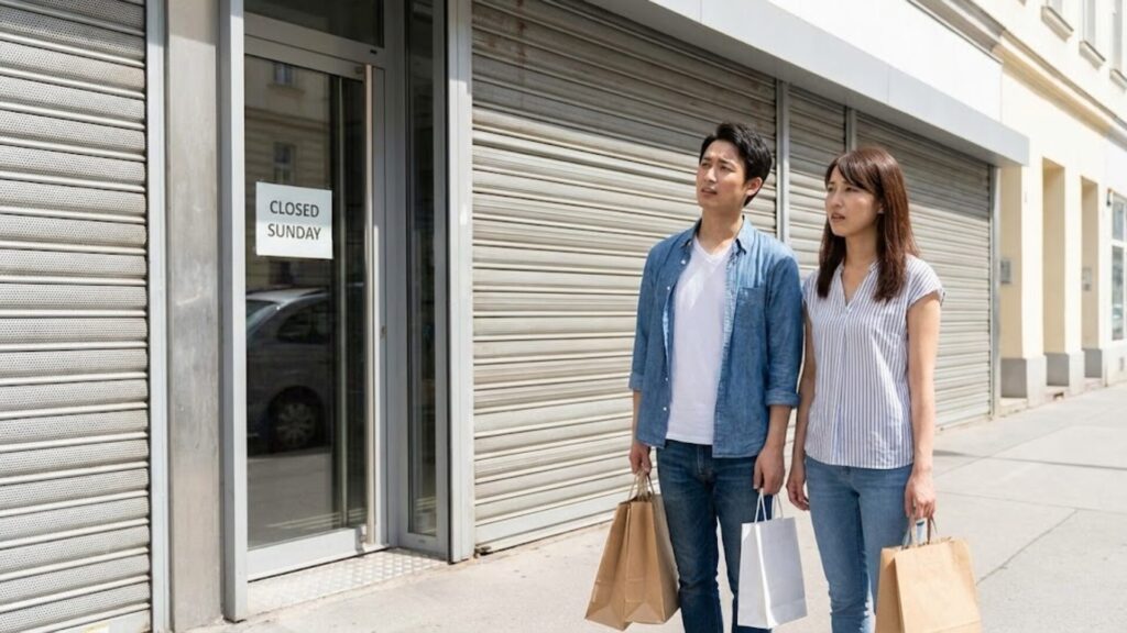 ② 日曜・祝日は「スーパーが閉まる」という罠