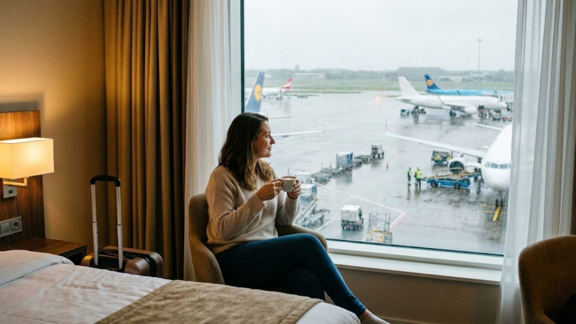 アムステルダム空港直結ホテル3選!徒歩数分で絶対濡れない選び方