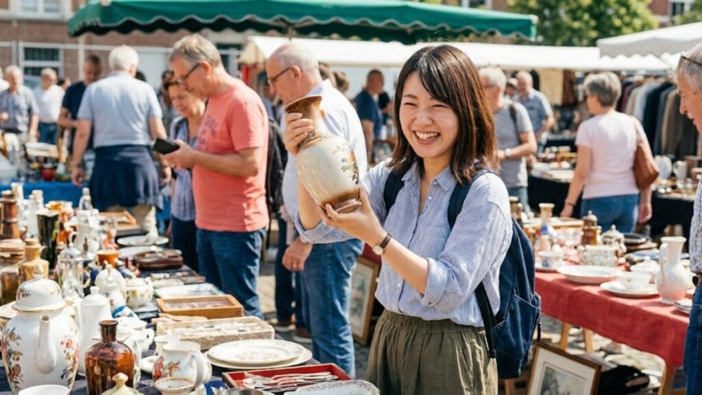 ③ ショッピングは「お休み」。日曜は「蚤の市」へ繰り出そう