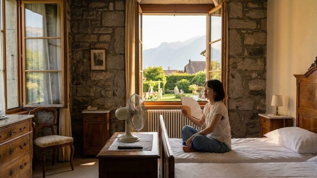 ③ 「エアコンなし」は当たり前？ 夏場の注意点