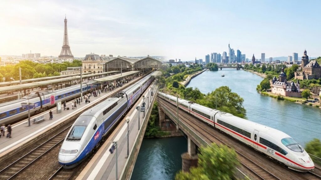 パリからフランクフルトへ鉄道で行く基本ルート
